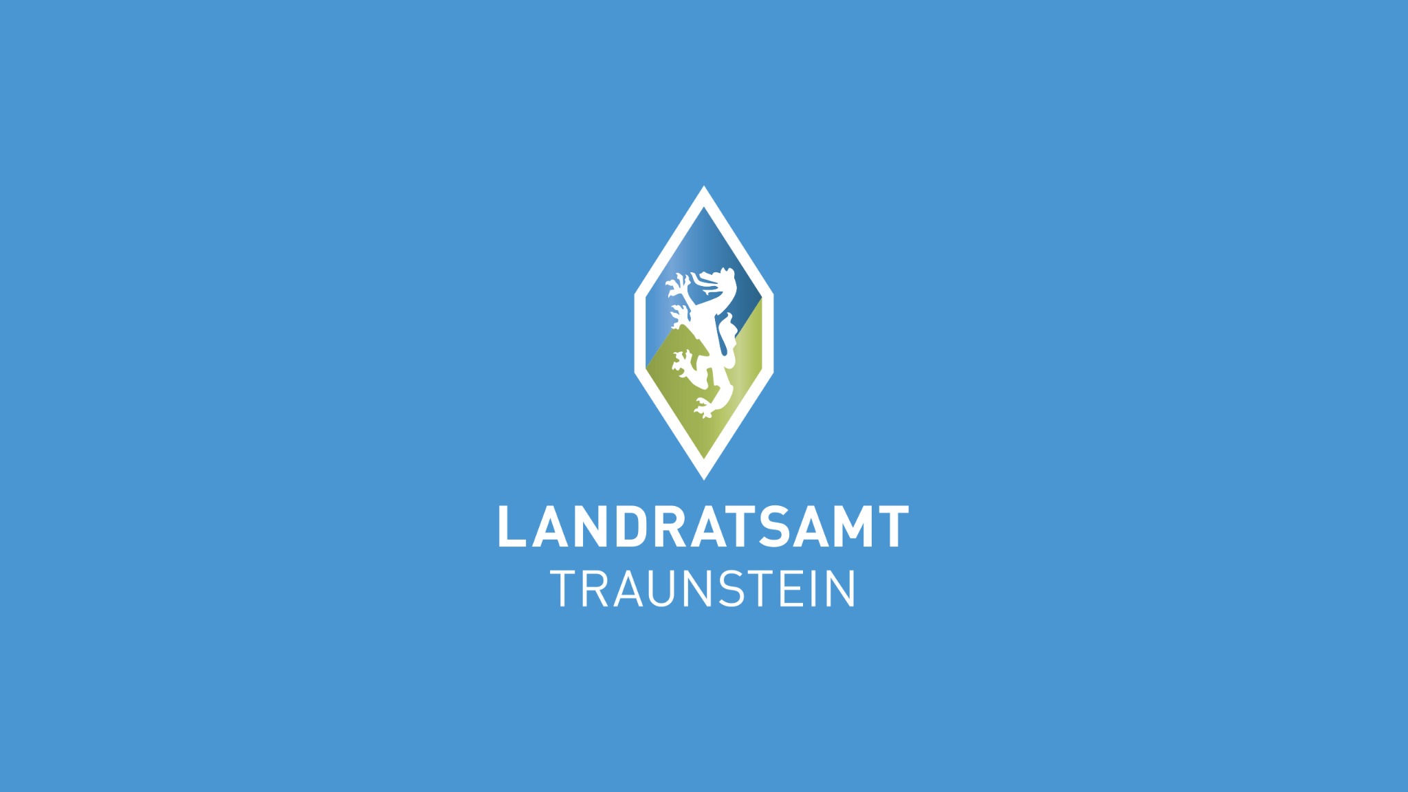 Wappen und Schriftzug Landratsamt Traunstein